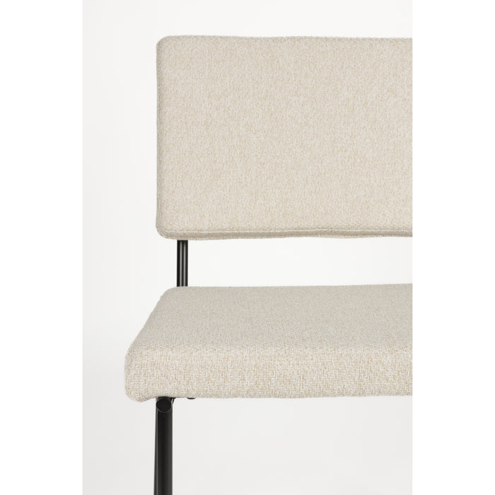 Zuiver Fellow Eetkamerstoelen Off-White - Set van 2 - Off White