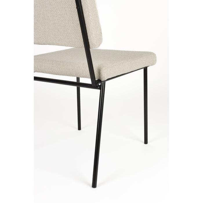 Zuiver Fellow Eetkamerstoelen Off-White - Set van 2 - Off White