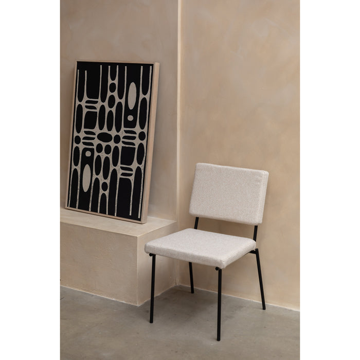 Zuiver Fellow Eetkamerstoelen Off-White - Set van 2 - Off White