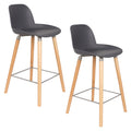 Zuiver Albert Kuip Barkruk 65 cm Donkergrijs - Set van 2