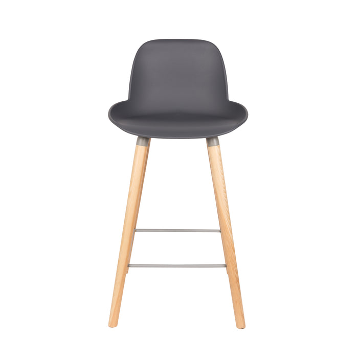 Zuiver Albert Kuip Barkruk 65 cm Donkergrijs - Set van 2