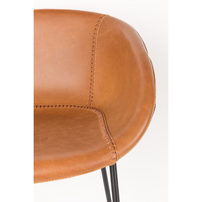 Zuiver Feston Barkruk 76 cm Bruin - Set van 2