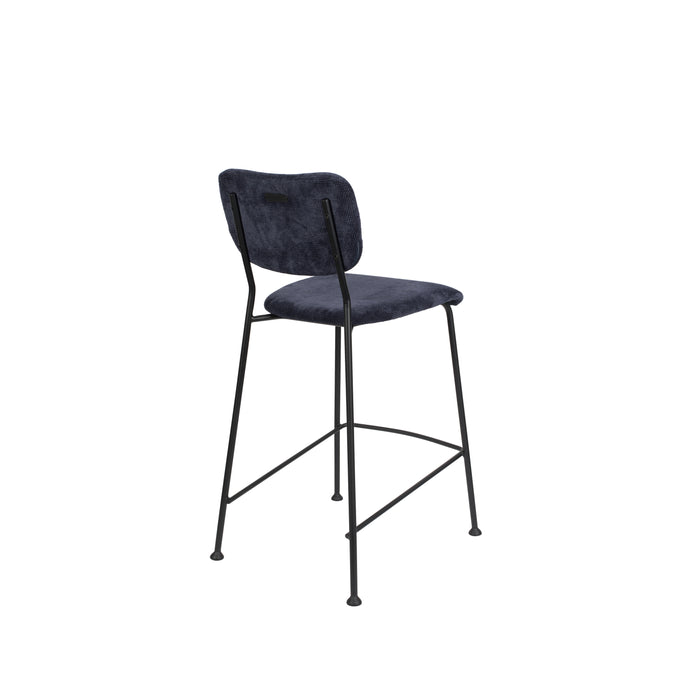 Zuiver Benson Barkruk 64.5 cm Donkerblauw - Set van 2