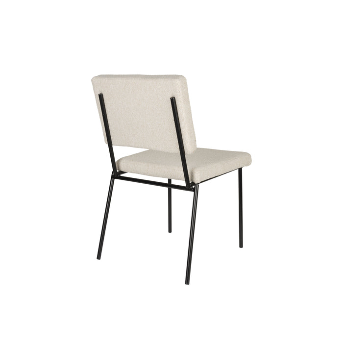 Zuiver Fellow Eetkamerstoelen Off-White - Set van 2 - Off White