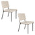 Zuiver Fellow Eetkamerstoelen Off-White - Set van 2 - Off White