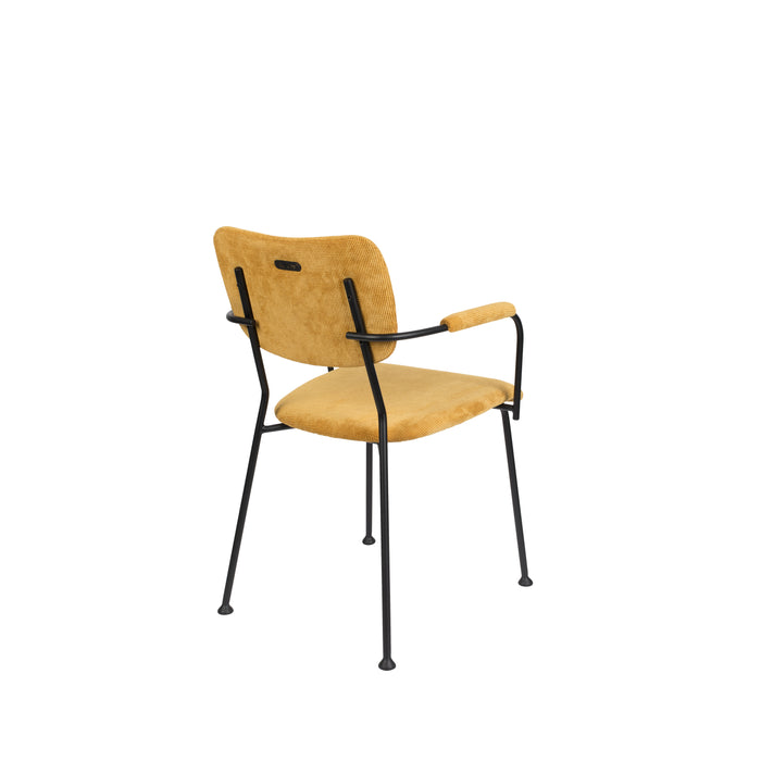 Zuiver Benson Armstoel Oker - Set van 2 - Geel