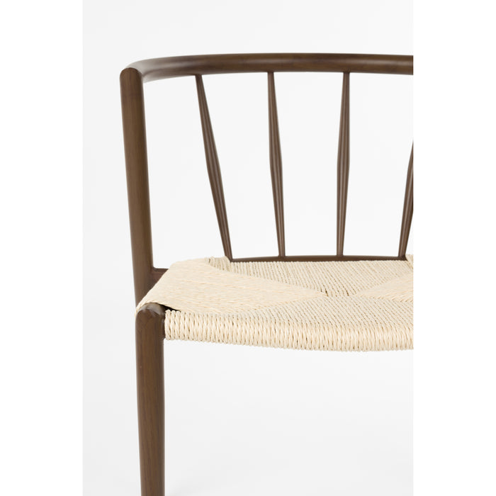 Housecraft Living Che Eetkamerstoelen Bruin - Set van 2