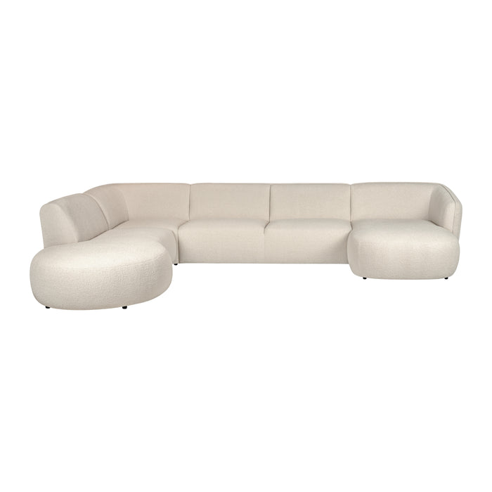 by fonQ Soft U-bank Links - Bouclé - Crème