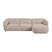 by fonQ Soft Hoekbank met Chaise Longue Rechts - Bouclé - Greige
