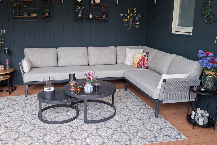 VDG Durban|Rhodos loungeset - hoekbank - 3-delig