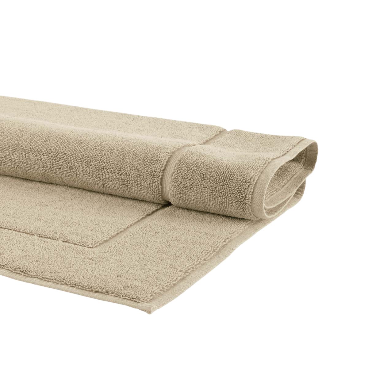 London Badmat Almond | 70 x 120 cm | Bruin | Katoen
