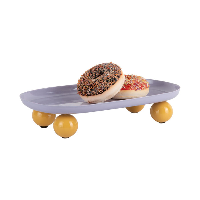 present time - Tray Double Funky Oval Large