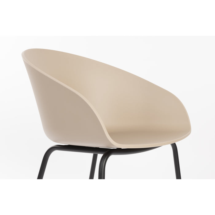 Zuiver Void Eetkamerstoelen Beige| Bruin - Set van 2