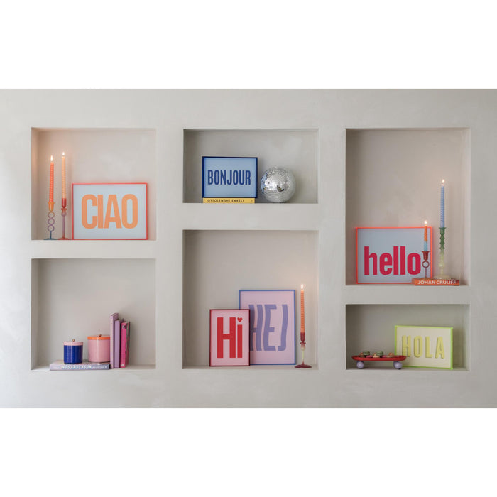 present time - Wall Art Hej Large