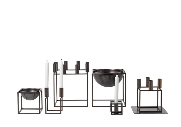 Audo Copenhagen Kubus 4 kandelaar olijf