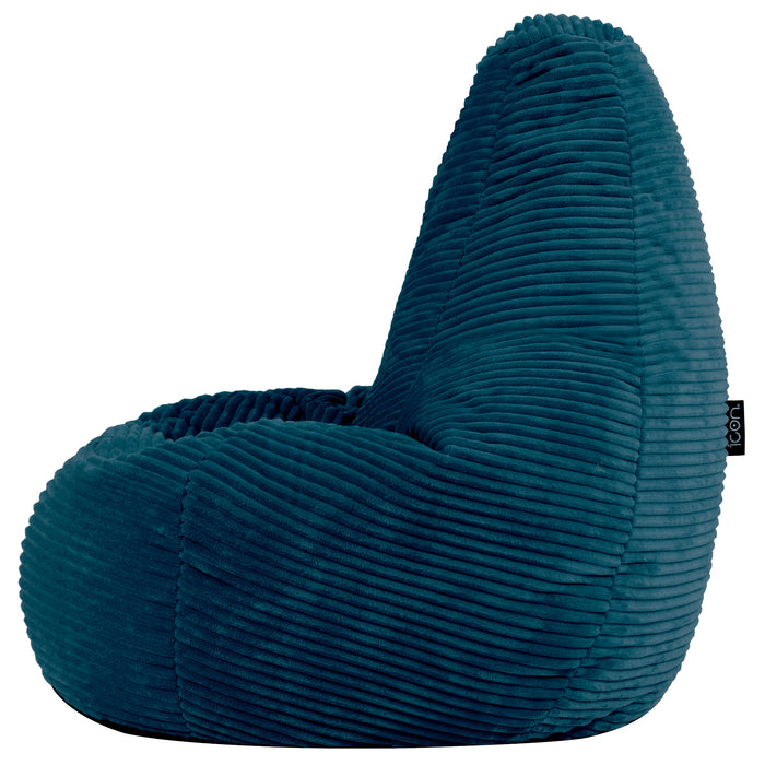icon Dalton Kinderzitzak - Ribfluweel - Blauwgroen
