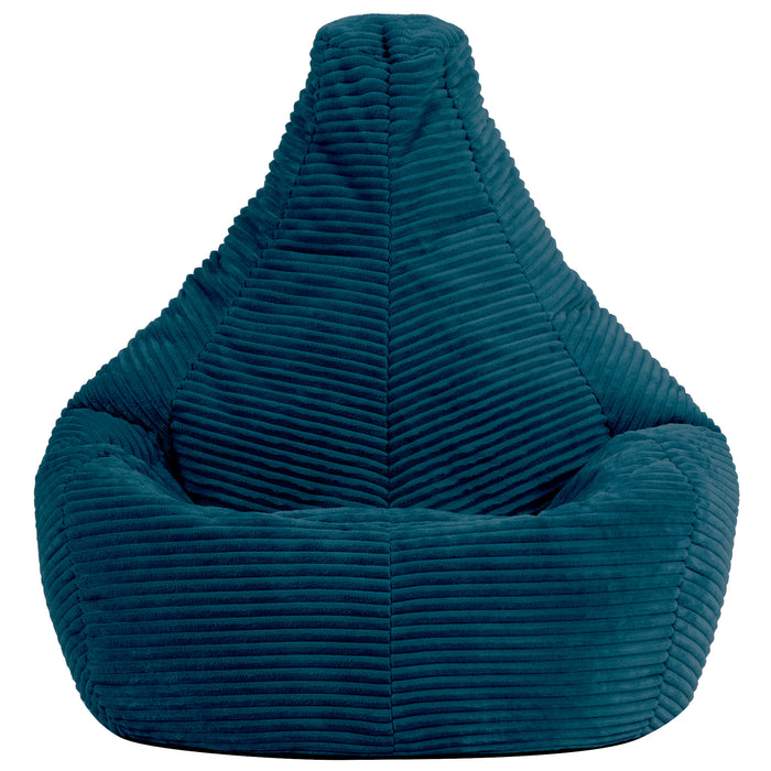 icon Dalton Kinderzitzak - Ribfluweel - Blauwgroen