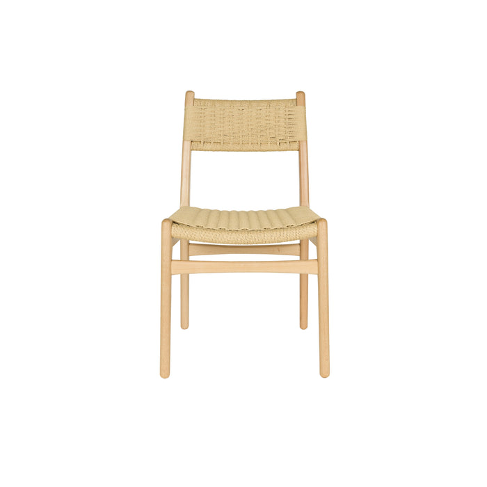 Dutchbone Cecile Eetkamerstoelen Hout Naturel - Set van 2
