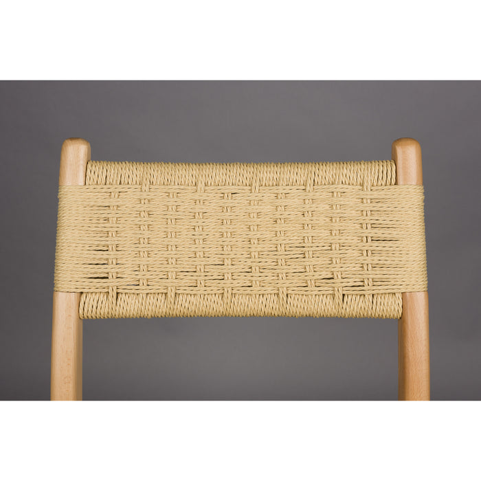 Dutchbone Cecile Eetkamerstoelen Hout Naturel - Set van 2