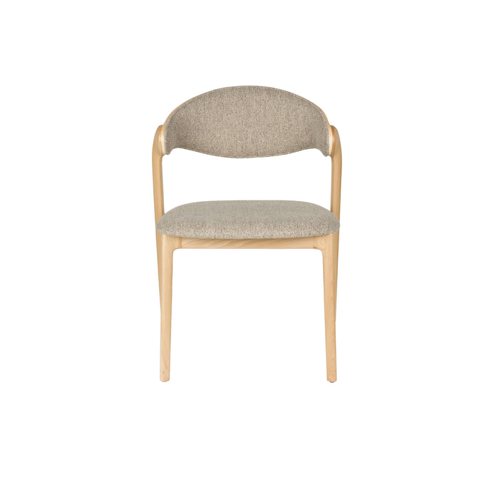 Dutchbone Babington Eetkamerstoelen Naturel - Set van 2