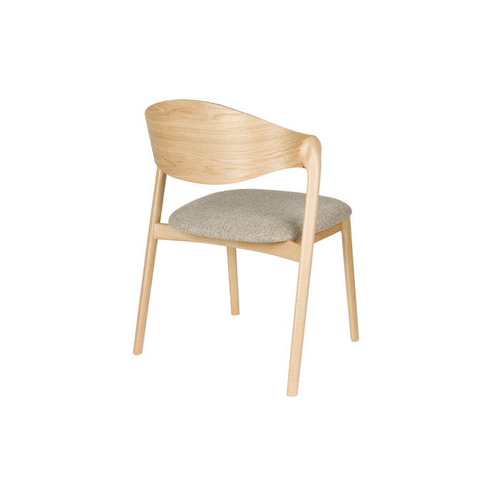 Dutchbone Babington Eetkamerstoelen Naturel - Set van 2