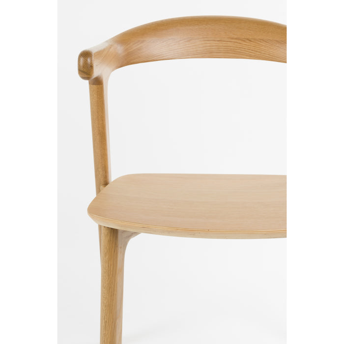 Zuiver Northwood Eetkamerstoelen Hout Naturel - Set van 2