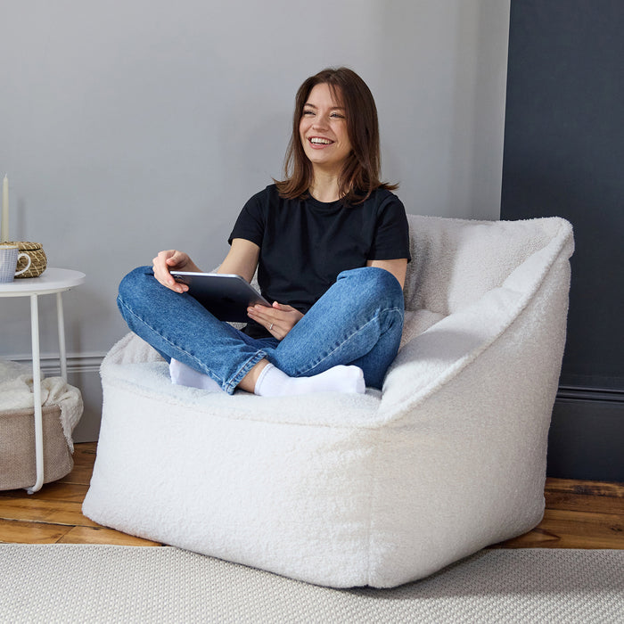 icon Natalia Zitzak Fauteuil - Teddy - Wit