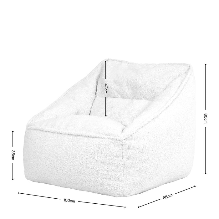 icon Natalia Zitzak Fauteuil - Teddy - Wit