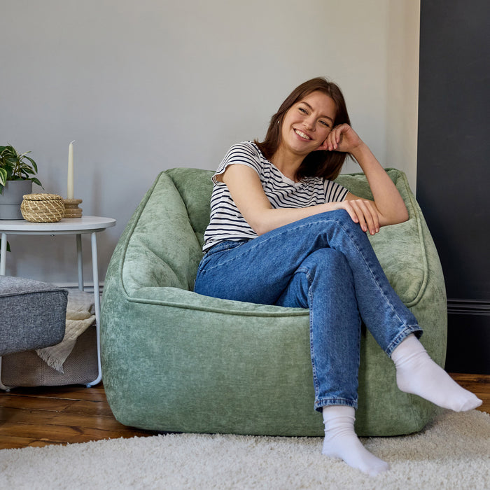 icon Natalia Zitzak Fauteuil - Chenille - Saliegroen