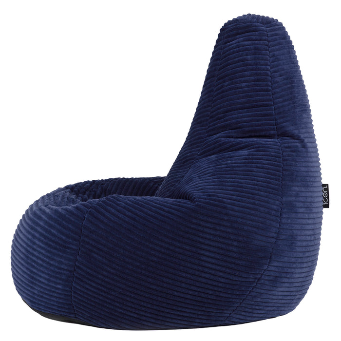 icon Dalton Kinderzitzak - Ribfluweel - Marineblauw