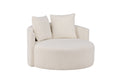 Fjôrd - Loveseat Wit Teddy - 118x118x72cm - Kelso