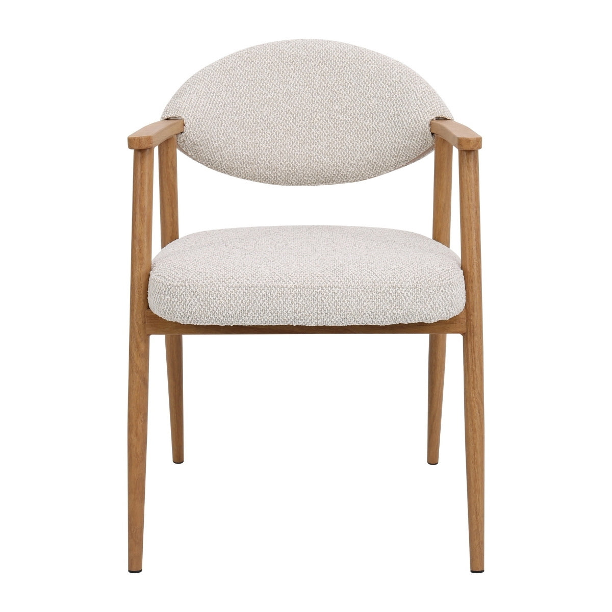 DÉJA Living - Eetkamerstoel Beige|Naturel - Karup - Set van 2