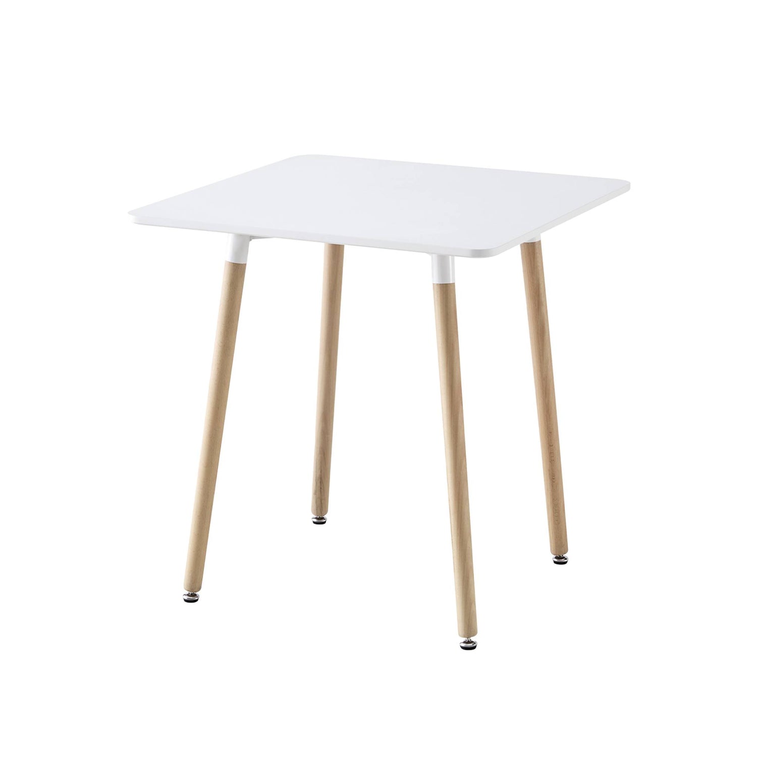 sweeek - Scandinavische vierkante eettafel met beukenhout 2 plaatsen