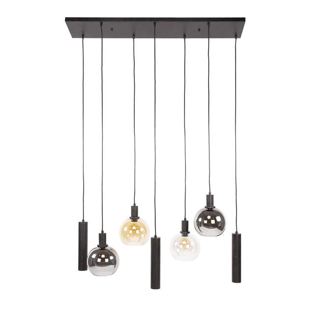Giga Meubel - Hanglamp 7-lichts - 110x40x150cm - Sfera
