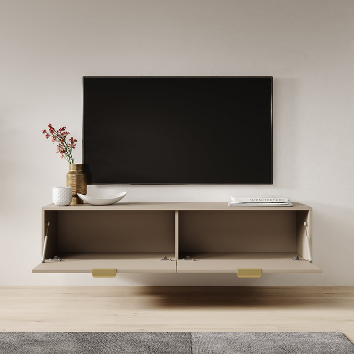 Meubella - TV-Meubel Silas - Beige - 140 cm