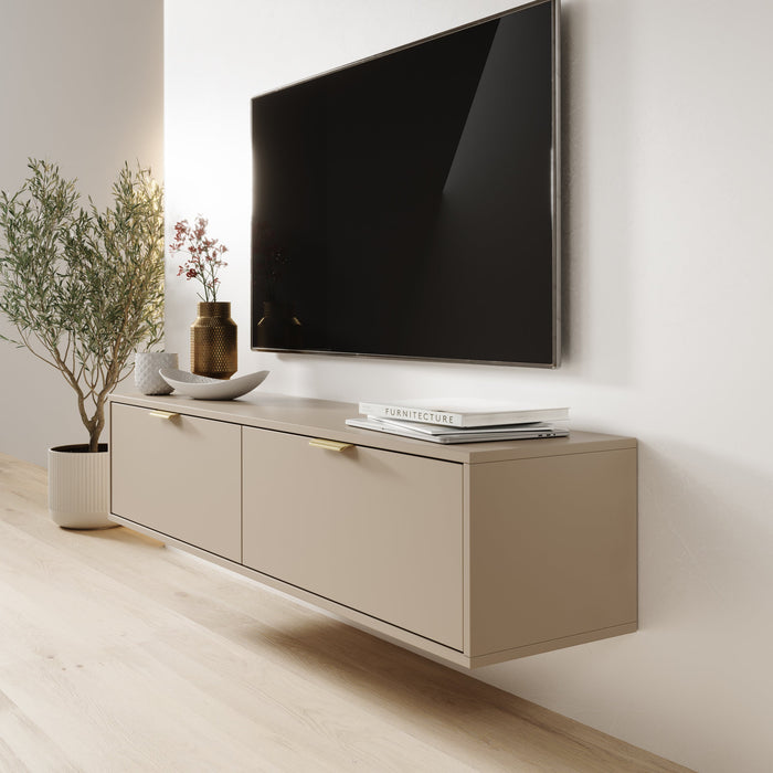 Meubella - TV-Meubel Silas - Beige - 140 cm