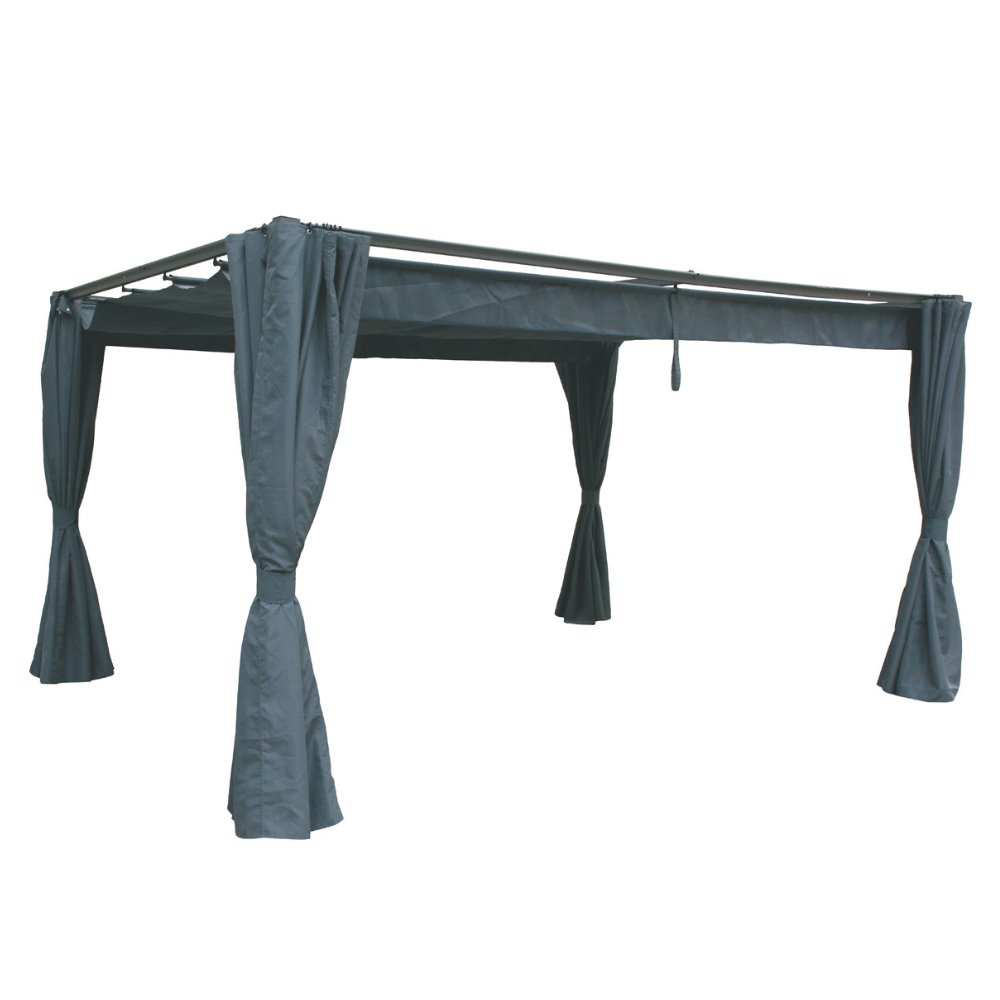 HESPERIDE HIXA Pergola Gordijnen voor Overkapping weerbestendig 360...