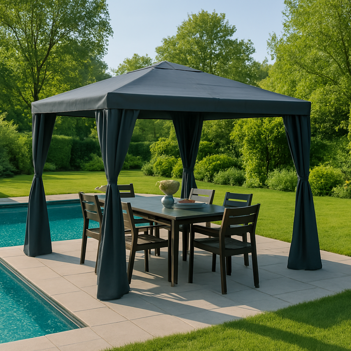 HESPERIDE HIXA Pergola Gordijnen voor Overkapping weerbestendig 360...