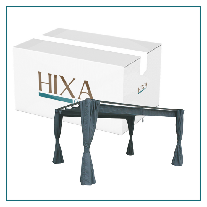 HESPERIDE HIXA Pergola Gordijnen voor Overkapping weerbestendig 360...