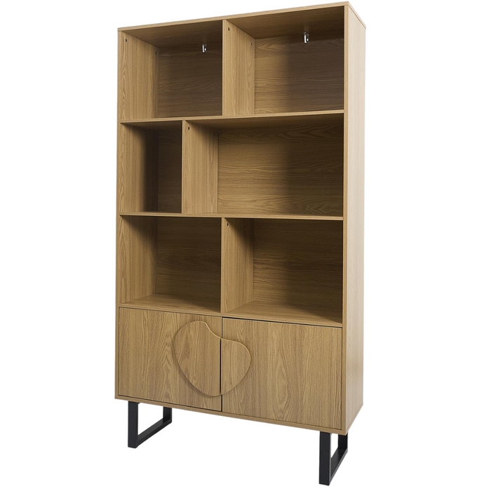 MISOU Calypso Boekenkast Open Wandkast Woonkamer Kast op Poten met...