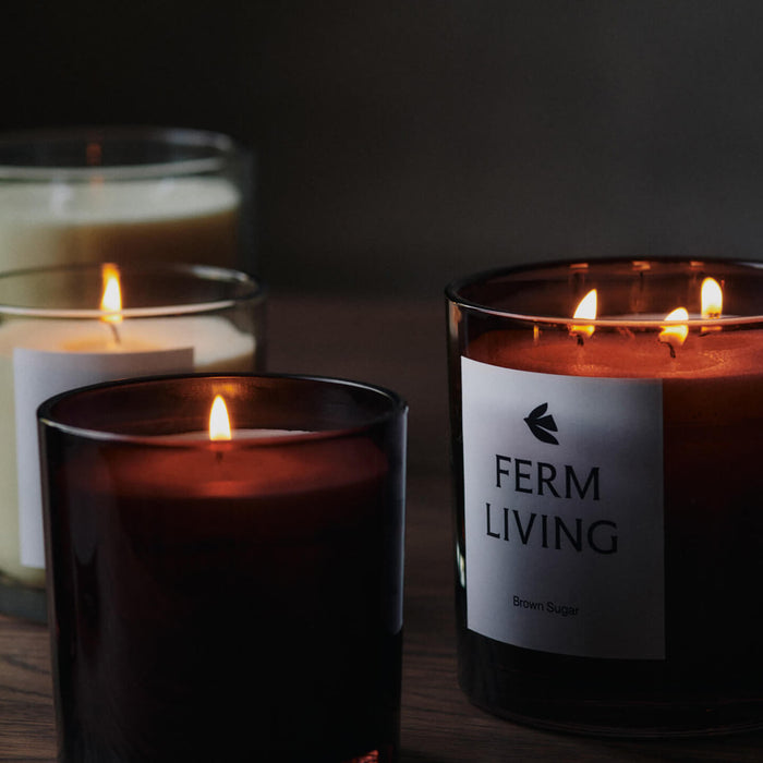 Ferm Living Vitto Geurkaars - Ø 10 cm - Dark Grape