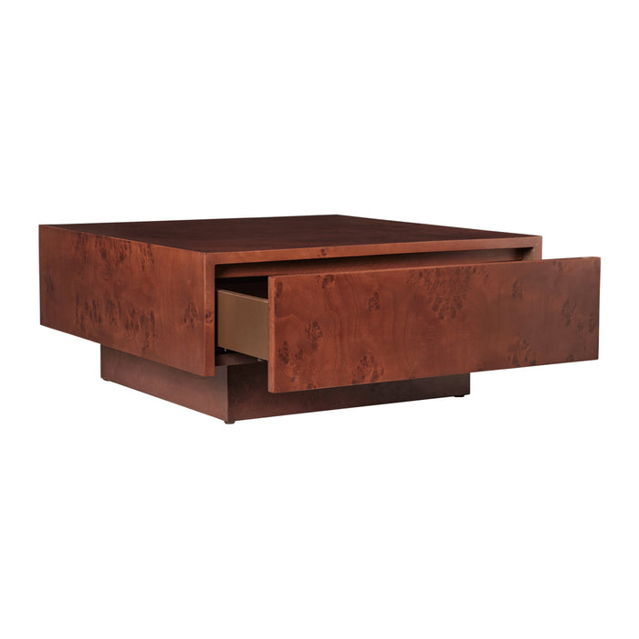 Ferm Living Burl Salontafel met Lade - Dark Stained