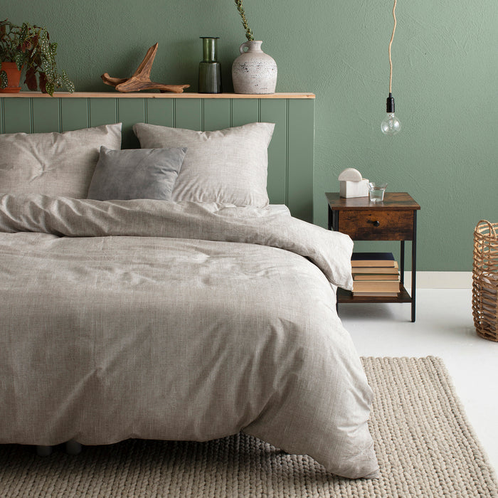 Cinderella dekbedovertrek Lyn  - Katoen - 240x200|220 cm - Natural