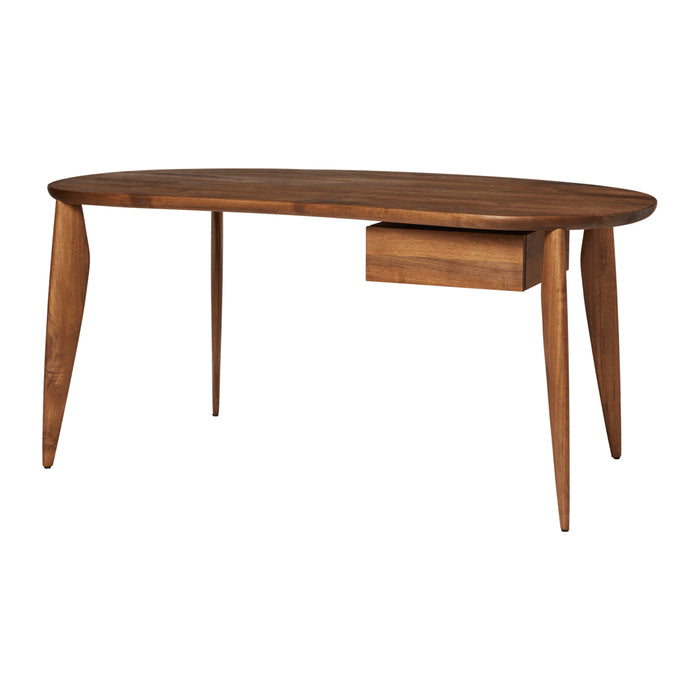 Ferm Living Feve Bureau met Lade - Walnoot