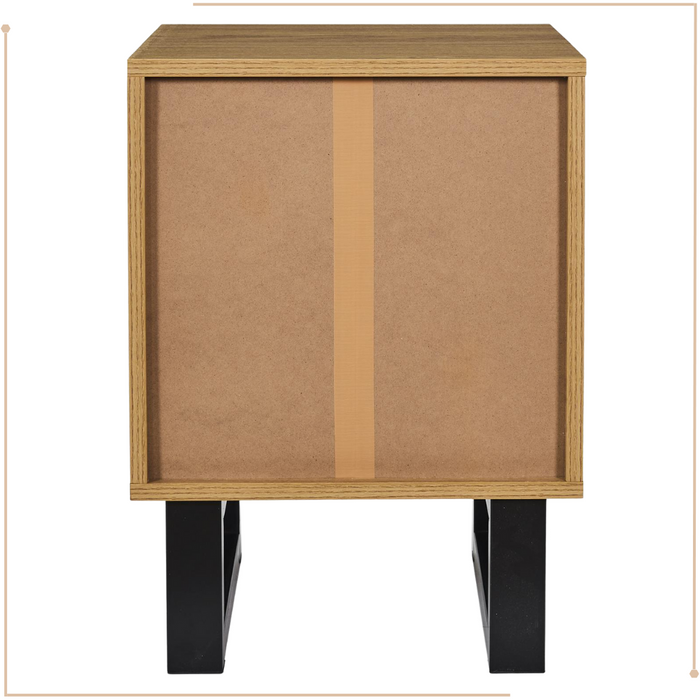 MISOU Calypso Nachtkastje Wandkast met Lades Bijzettafel Nachtkast...