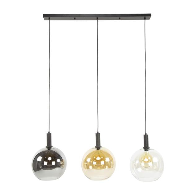Giga Meubel - Hanglamp 3-lichts - 115x30x150cm - Sfera