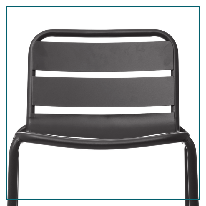 HESPERIDE HIXA Tuinstoelen Barkruk Tuinkruk set van 2  48x58x93cm Z...