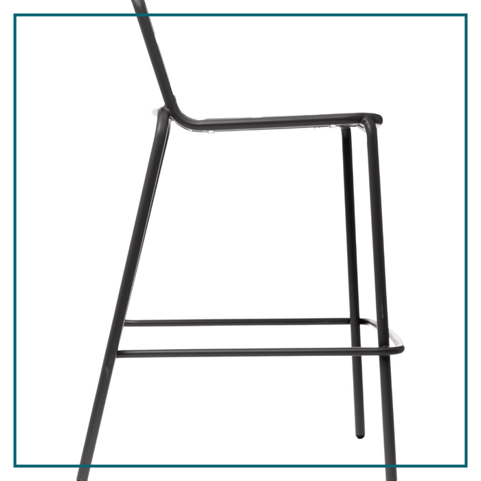 HESPERIDE HIXA Tuinstoelen Barkruk Tuinkruk set van 2  48x58x93cm Z...