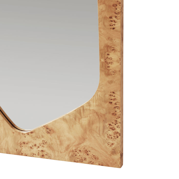 Ferm Living Folia Spiegel  H 135 cm  - Natural Burl