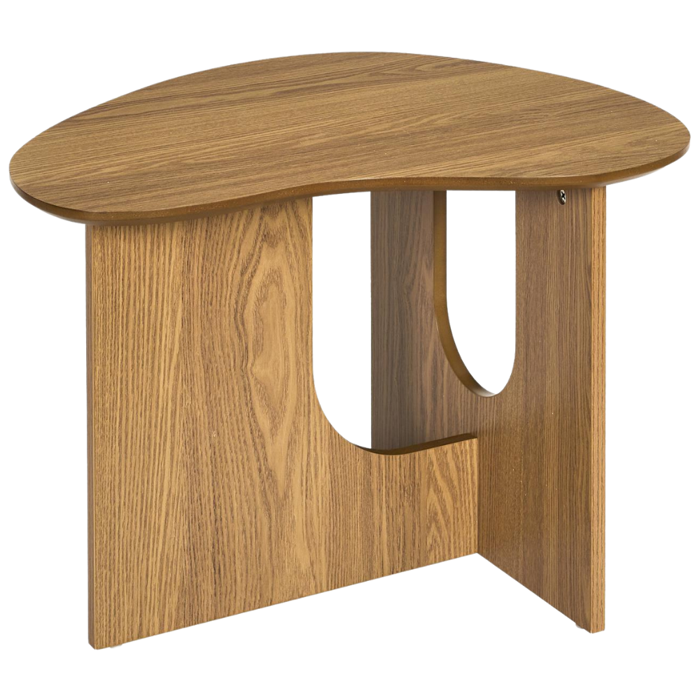 MISOU Calypso Bijzettafel Organische Koffietafel Hout Woonkamer Sal...